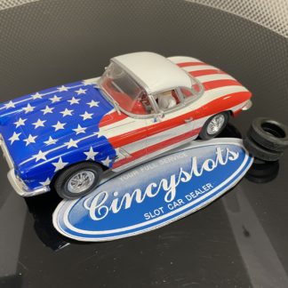 Carrera Exclusiv 20430 Chevrolet Corvette 1962 Stars and Stripes, Lightly Used