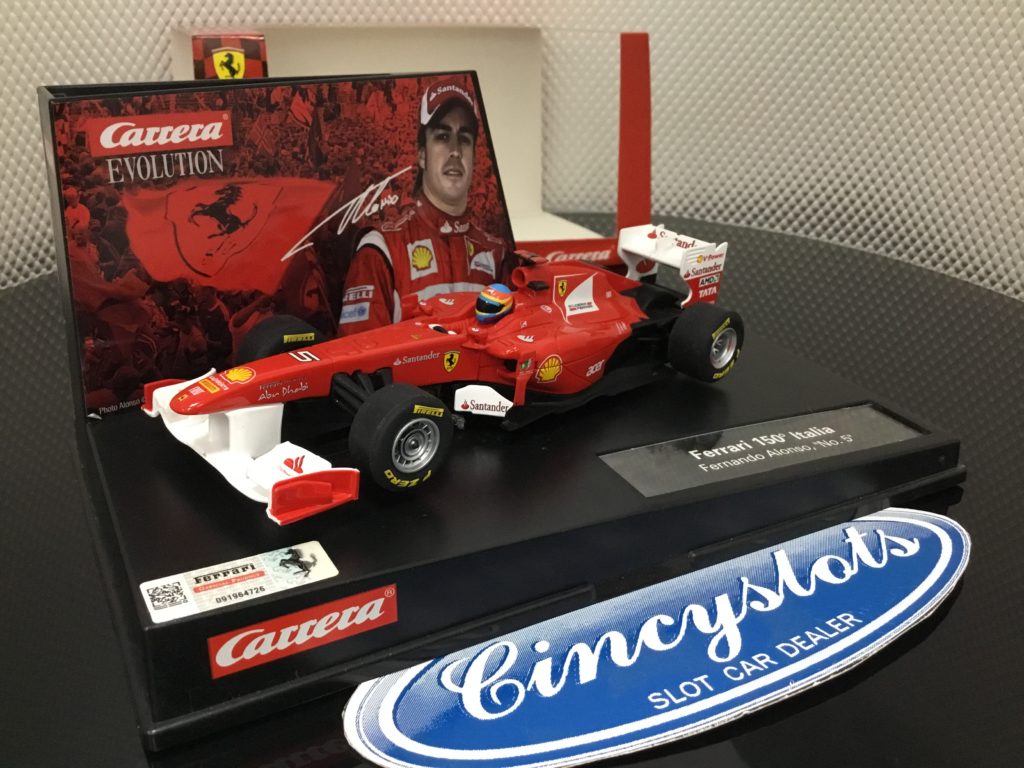 Carrera Evolution 27417 Ferrari F1 Alonso, Lightly Used.