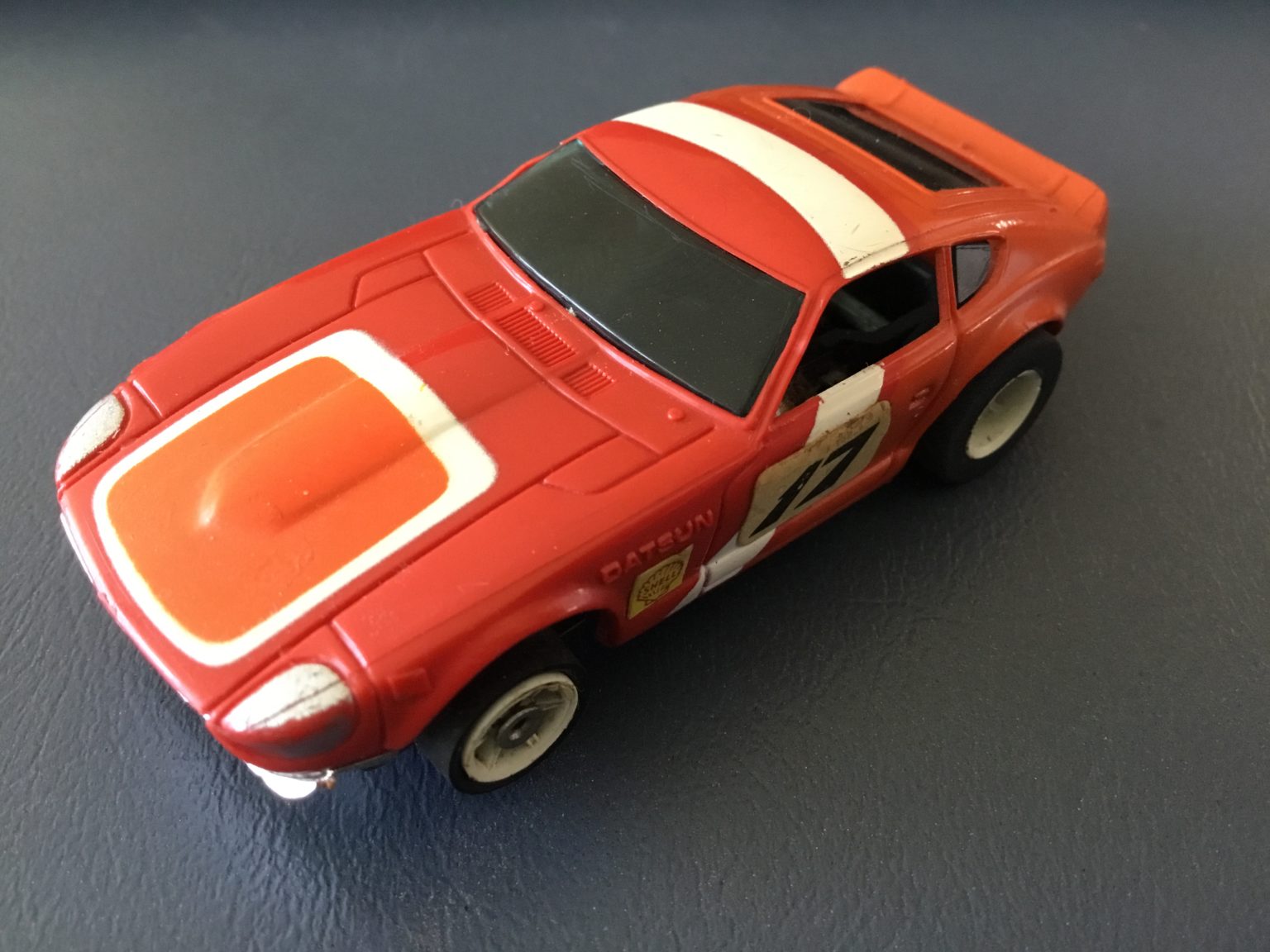 AFX GPlus Datsun 240 HO Slot Car, Used.