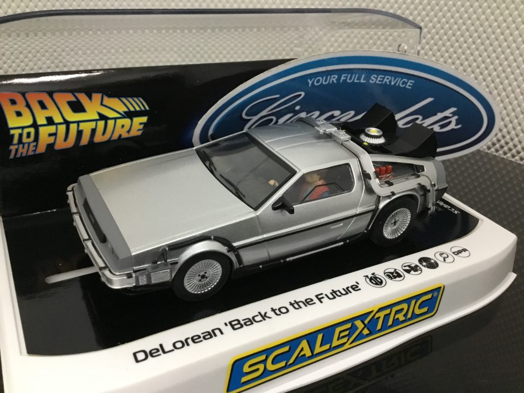 delorean scalextric car