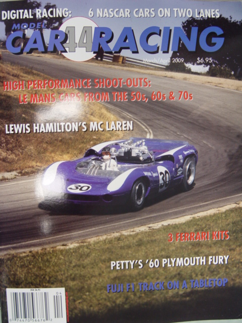 model car racing mag