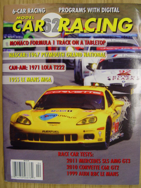 model car racing mag