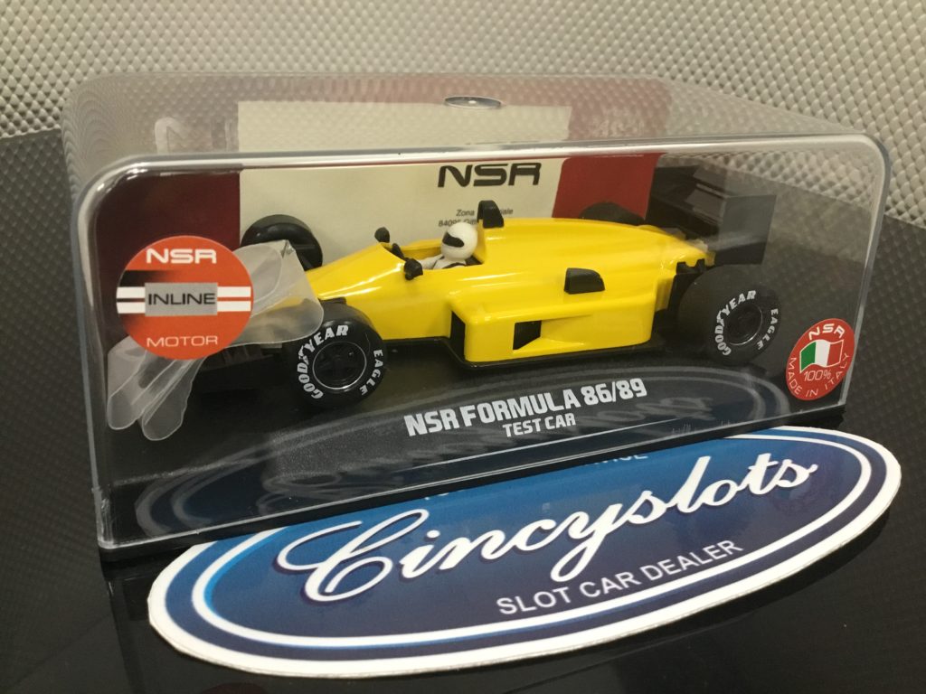 NSR NSR0119IL Formula 86/89 Yellow 1/32 Slot Car.