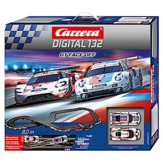 Carrera D132 30012 GT Face Off Digital Race Set.