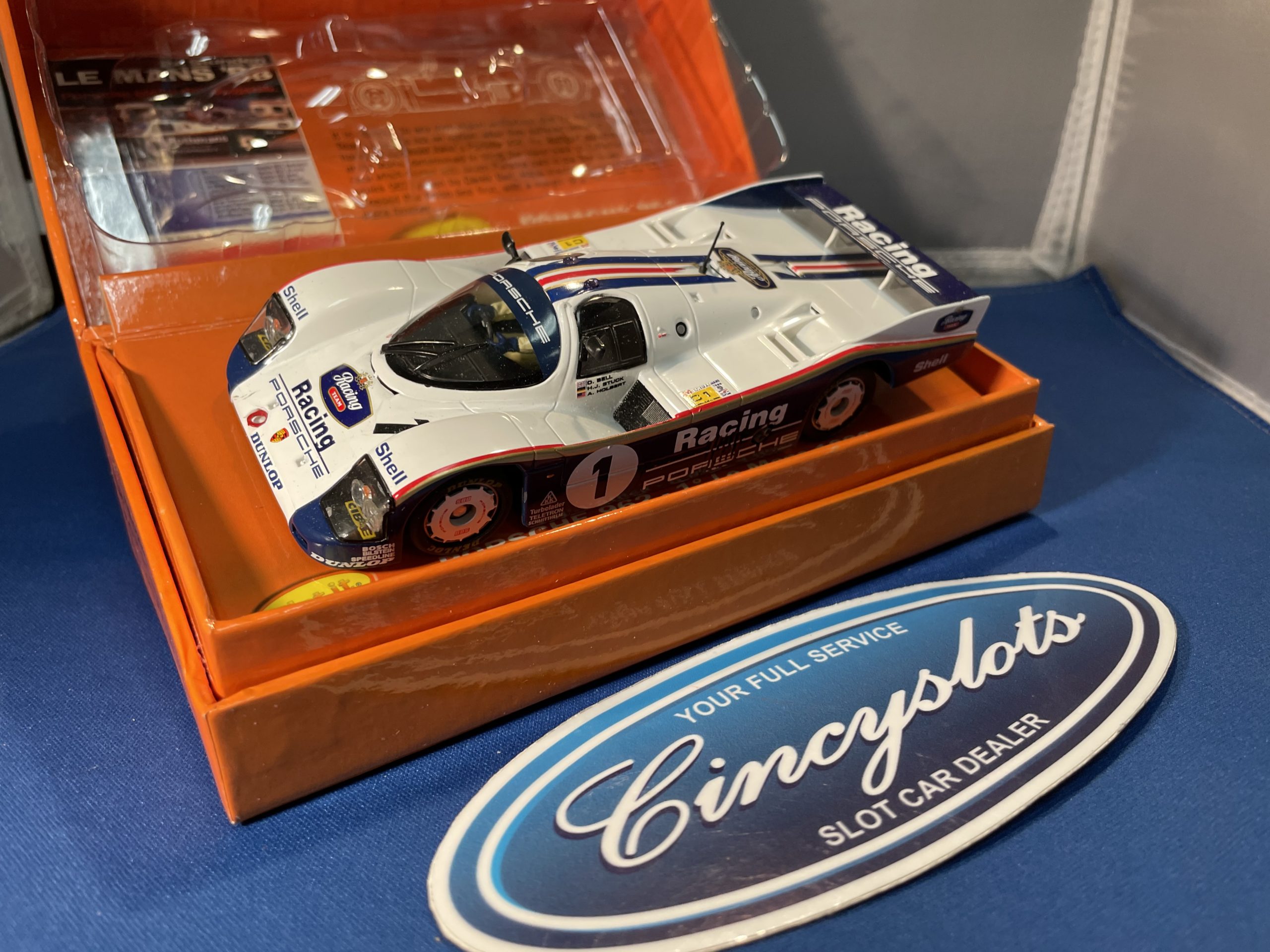 Voiture Slot Porsche 962 Rothmans Slot.it 1/32 Neuve - Édition Limitée