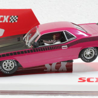 SCX Limited Edition 1970 Cuda 1/32 Slot Car Pink. 500 pieces