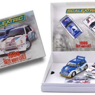 Scalextric C3590A Classic Collection Peugeot 205 T16 E2 & MG Metro 6R4.