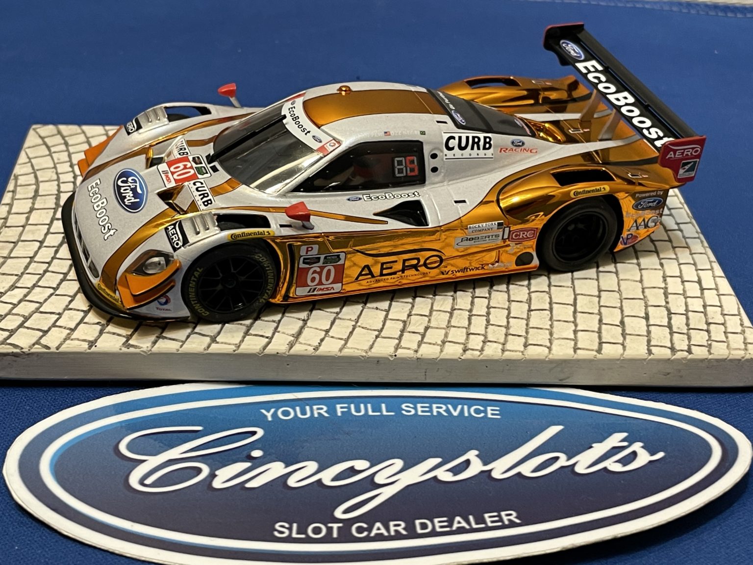 Scalextric Ford Daytona 1/32 Slot Car Used No Box