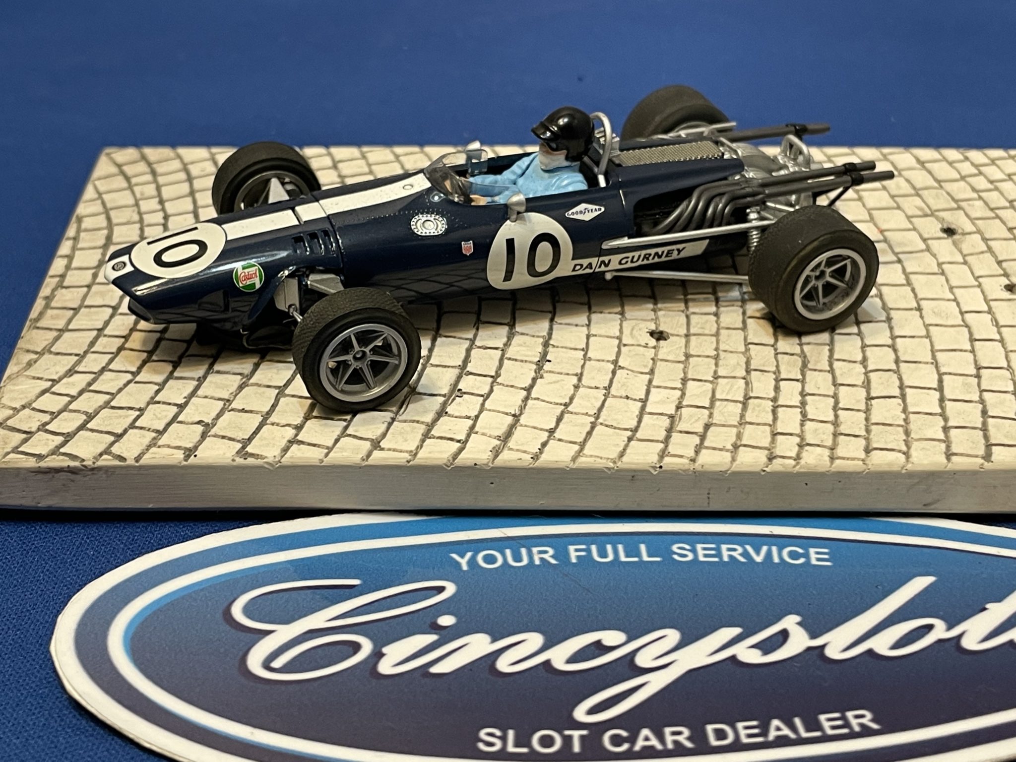 Scalextric Eagle Gurney F1 1/32 Slot Car Used.