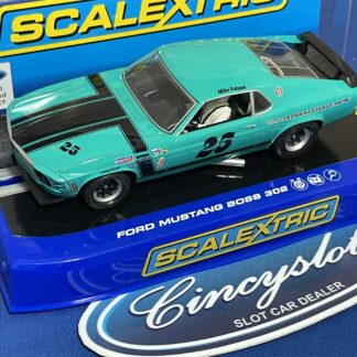 Scalextric Ford Mustang #25 1/32 Slot Car. Lightly Used