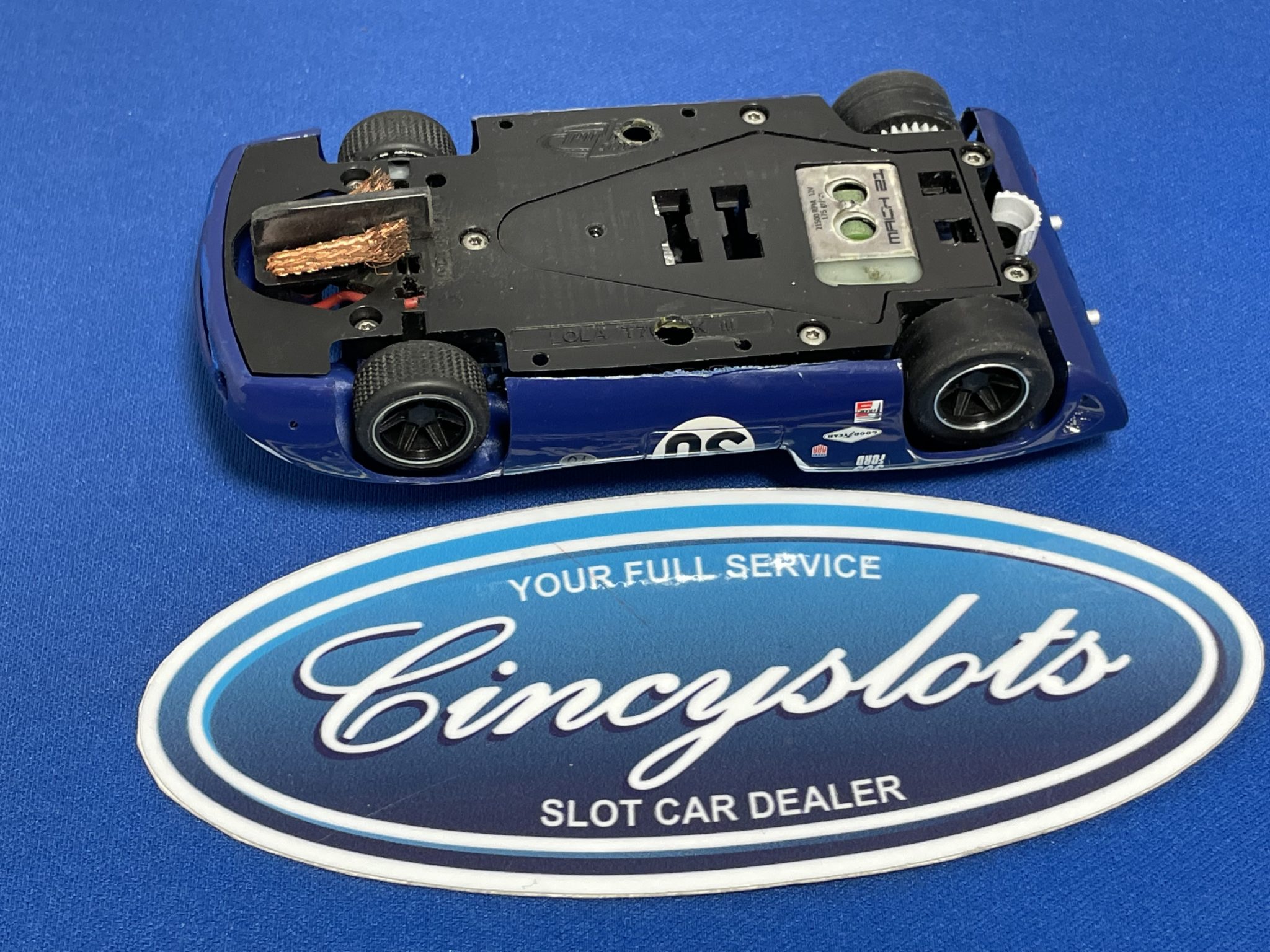 Thunderslot Used Gurney Lola 30 1/32 Slot Car.