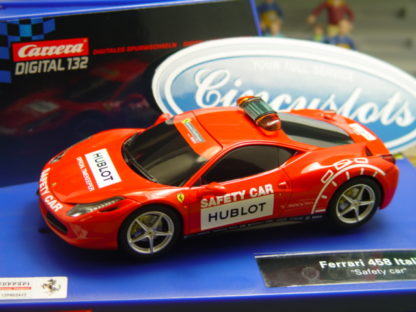 Carrera D132 30646 Ferrari 458 Safety Car 1/32 Scale Slot Car. Lightly Used