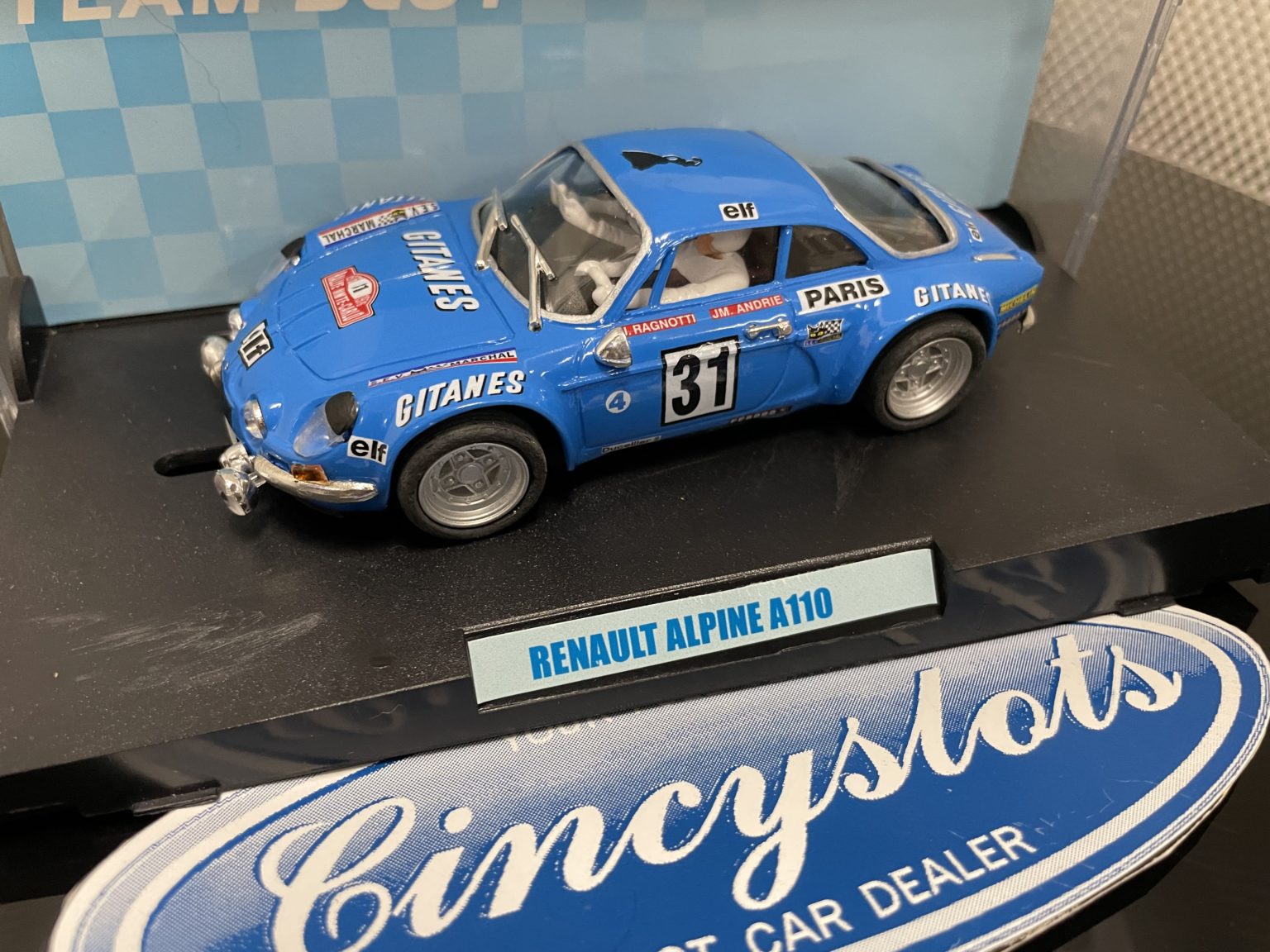 Team Slot 10702 Renault Alpine A110 1/32 Slot Car. Lightly Used