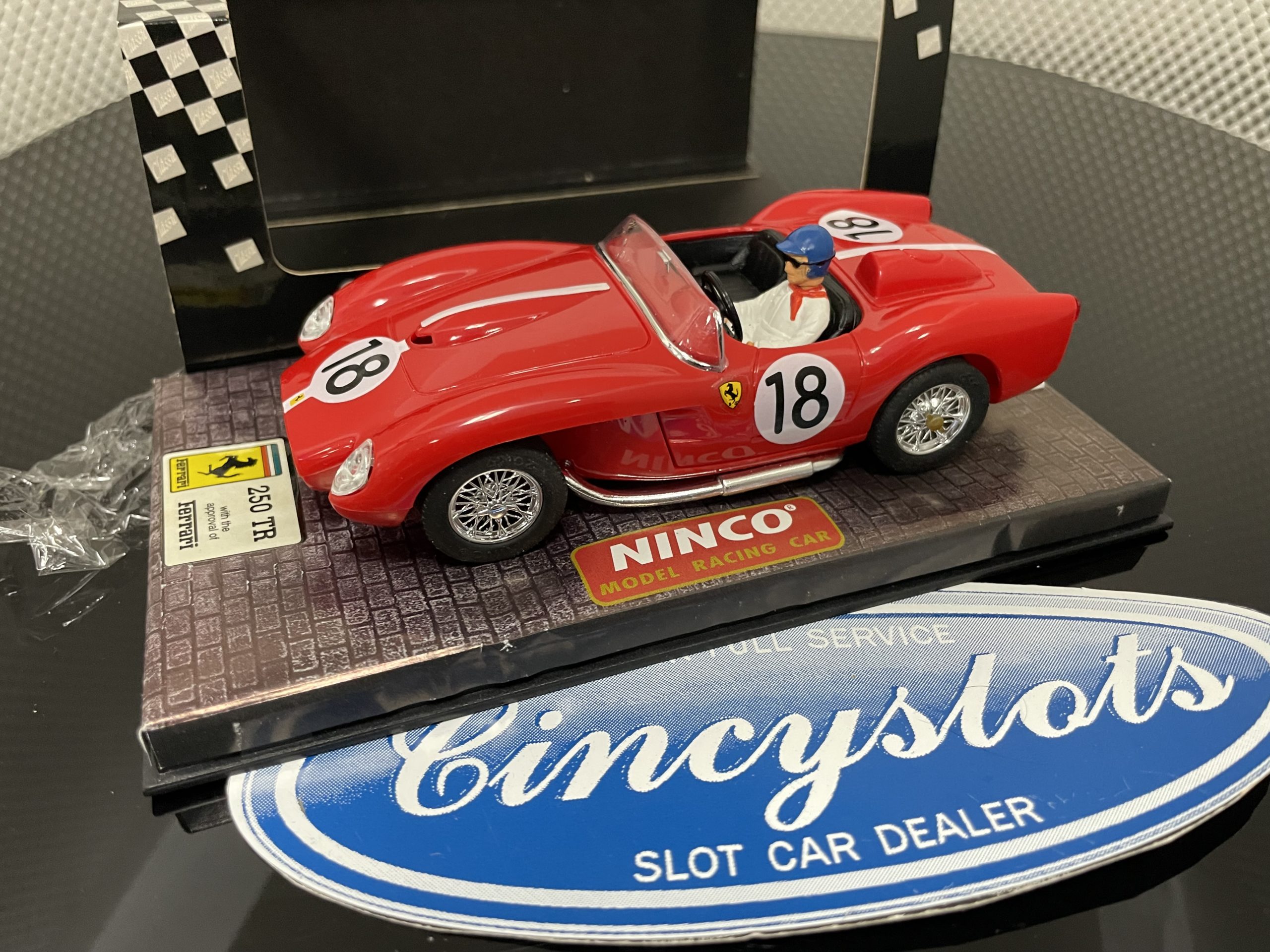 Ninco 50150 Ferrari Testa Rossa 1/32 Slot Car Lightly Used