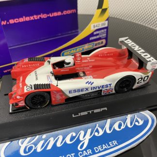 Scalextric C2658 Lister Storm LMP 1/32 Slot Car, Lightly Used.