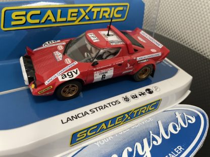 Scalextric C3930 Lancia Stratos 1/32 Slot Car, Lightly Used.