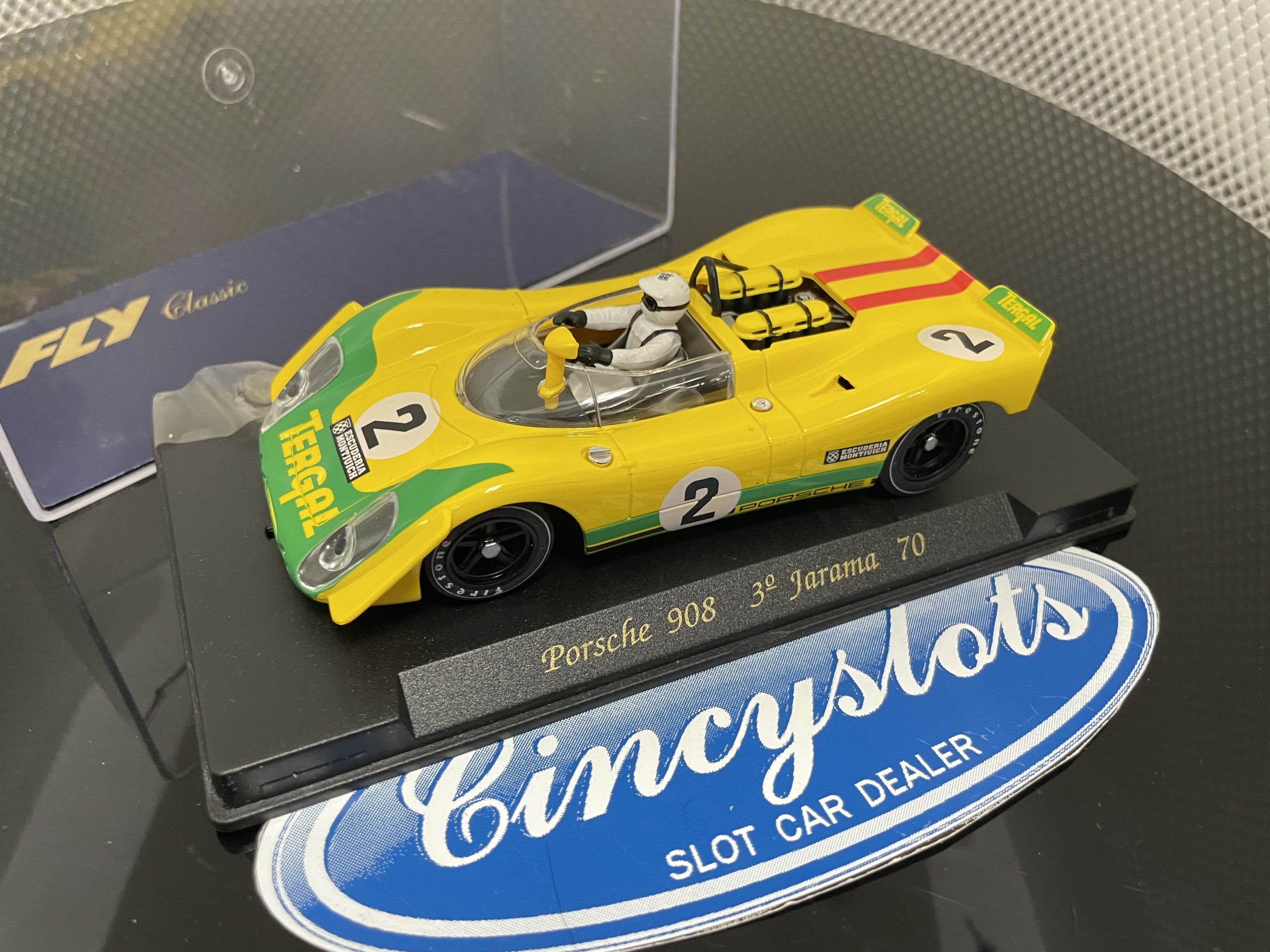 Voiture De Slot Porsche 908 Jarama 1970 - Échelle 1/32, Marque FLY, Neuve - Pour Circuit 12V