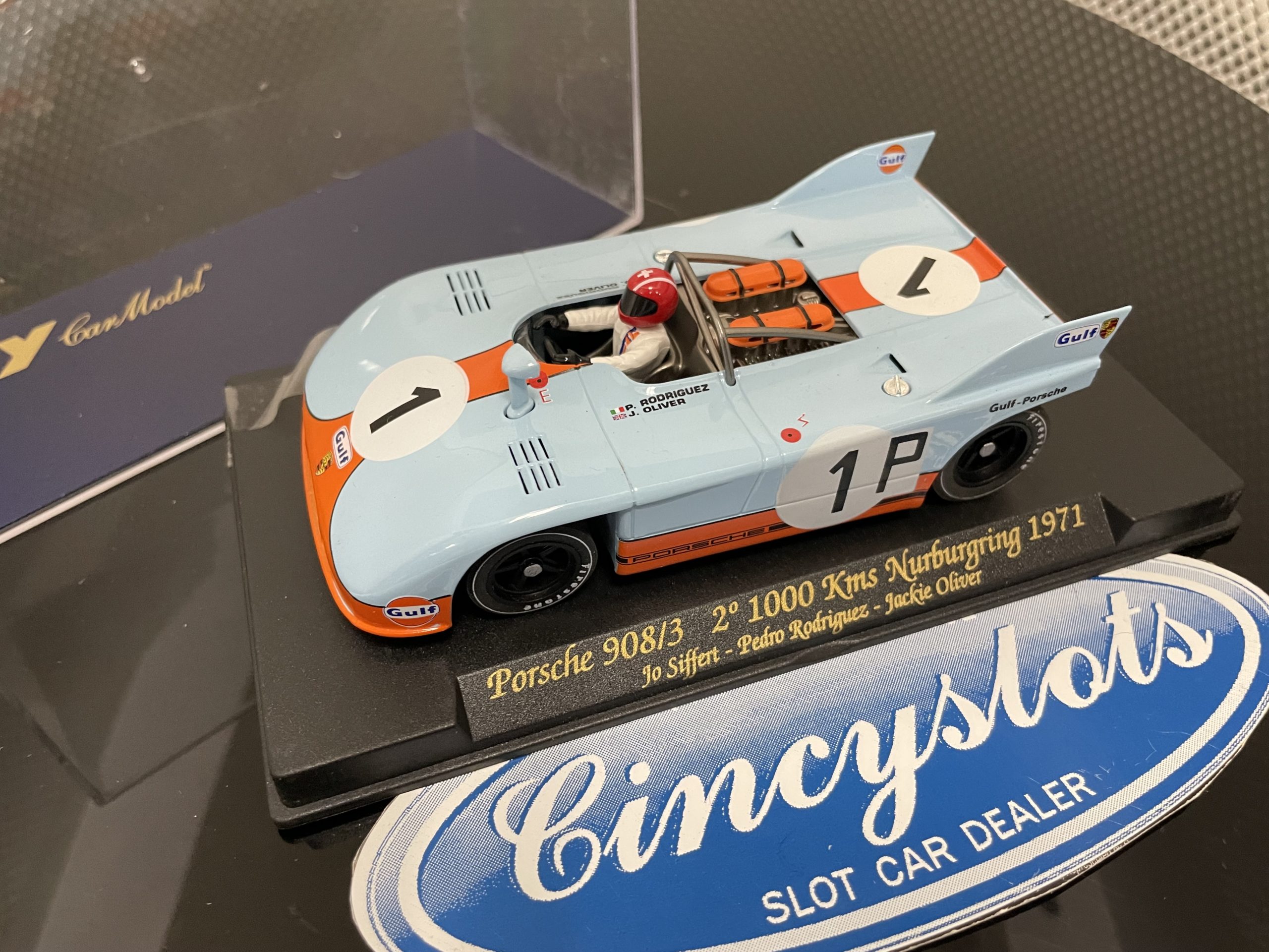 FLY C68 Porsche 908/3 1/32 SLOT CAR, LIGHTLY USED.