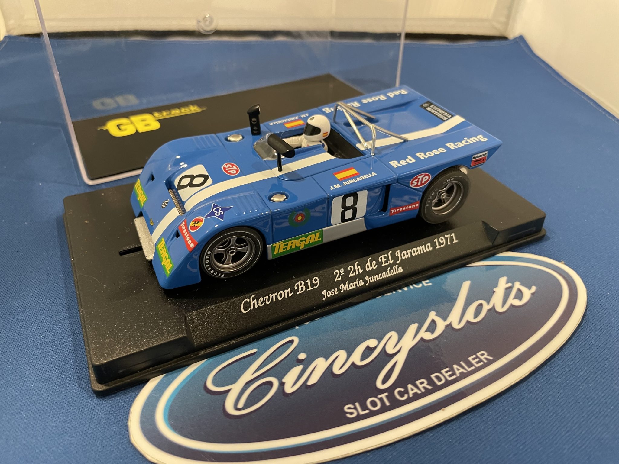 Fly GB Track Chevron GB11 1/32 Slot Car. Lightly Used.