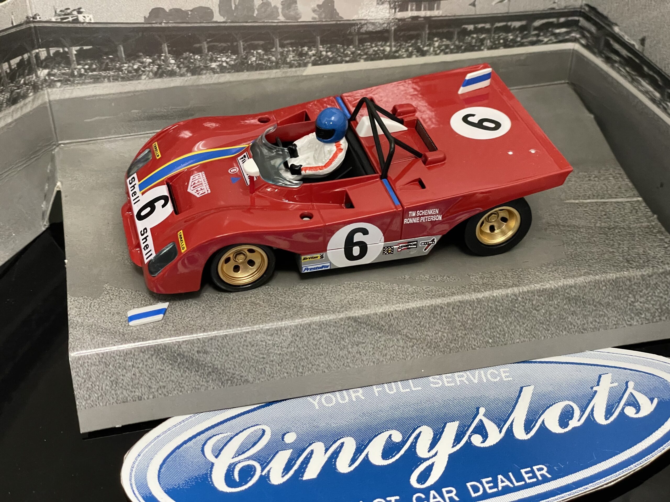 Sloter 400102 Ferrari 312 #6 1/32 Slot Car Lightly Used.