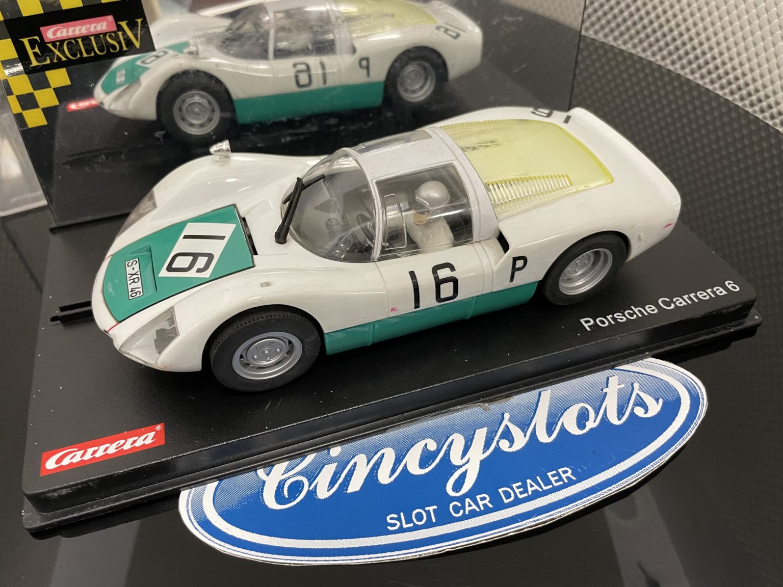 Carrera Exclusiv 20431 Porsche Carrera 6 1/24 Slot Car, Used.