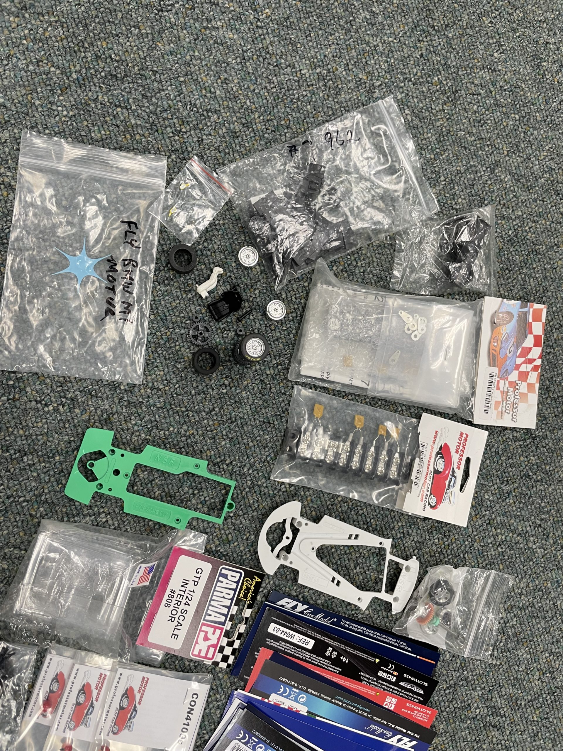 Bag 70 Misc Slot Car Items New/Used