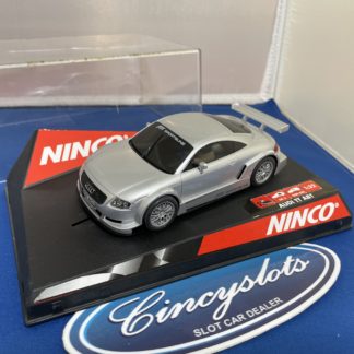 NINCO 50252 Audi TT-R Silver, Lightly Used, 1/32 Slot Car.