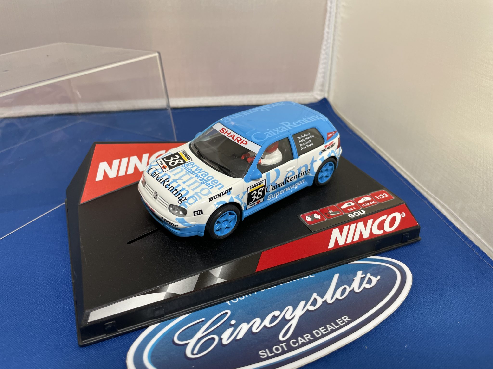 NINCO 50244 VW Golf, Lightly Used, 1/32 Slot Car.