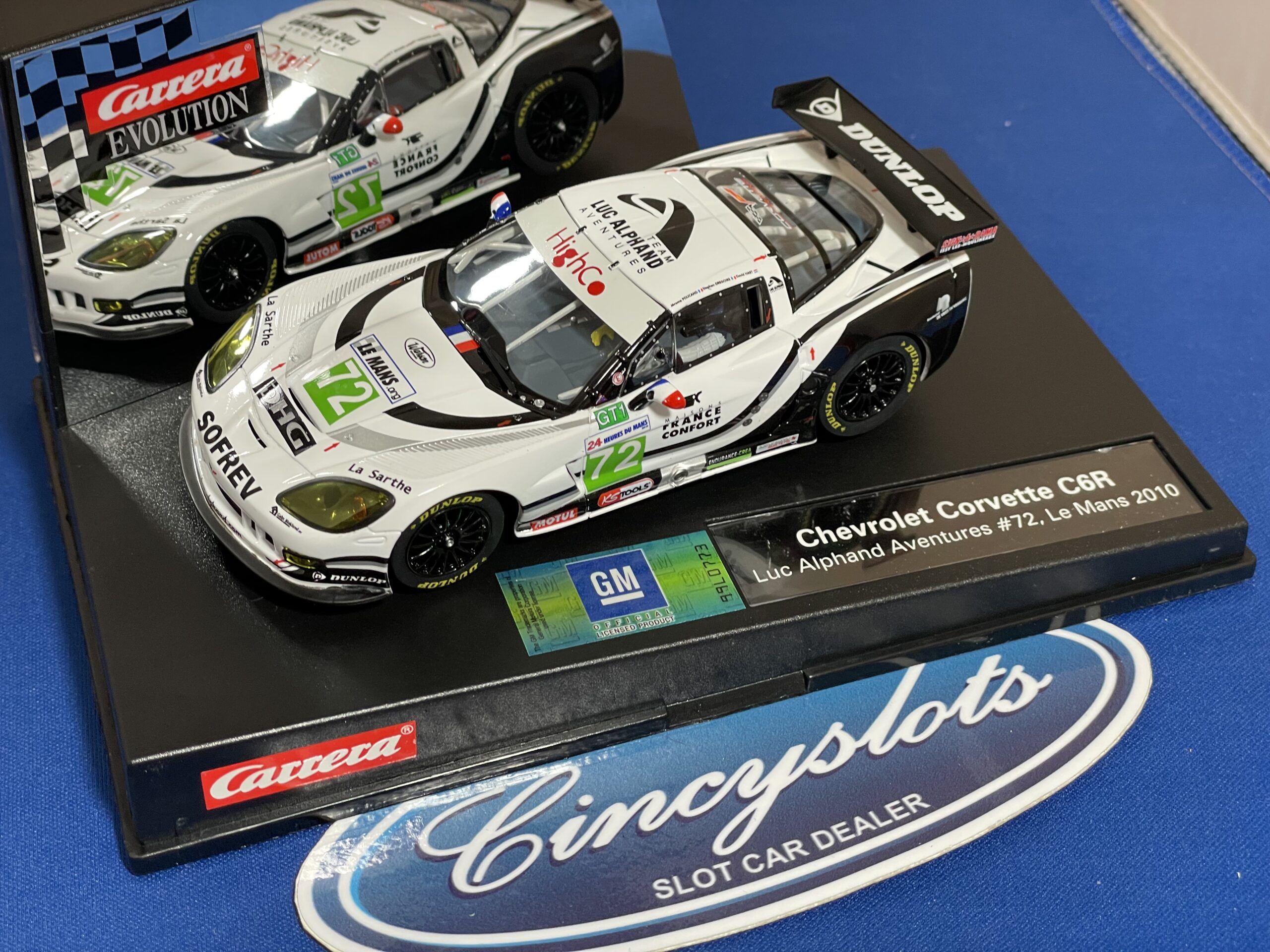 Carrera Slots - Carrera Slot Cars - Racing Tracks and Sets: Carrera 27373 Chevrolet Corvette C6R Luc Alphand Aventures No.72 , Le Mans 2010, Evolution 1/32