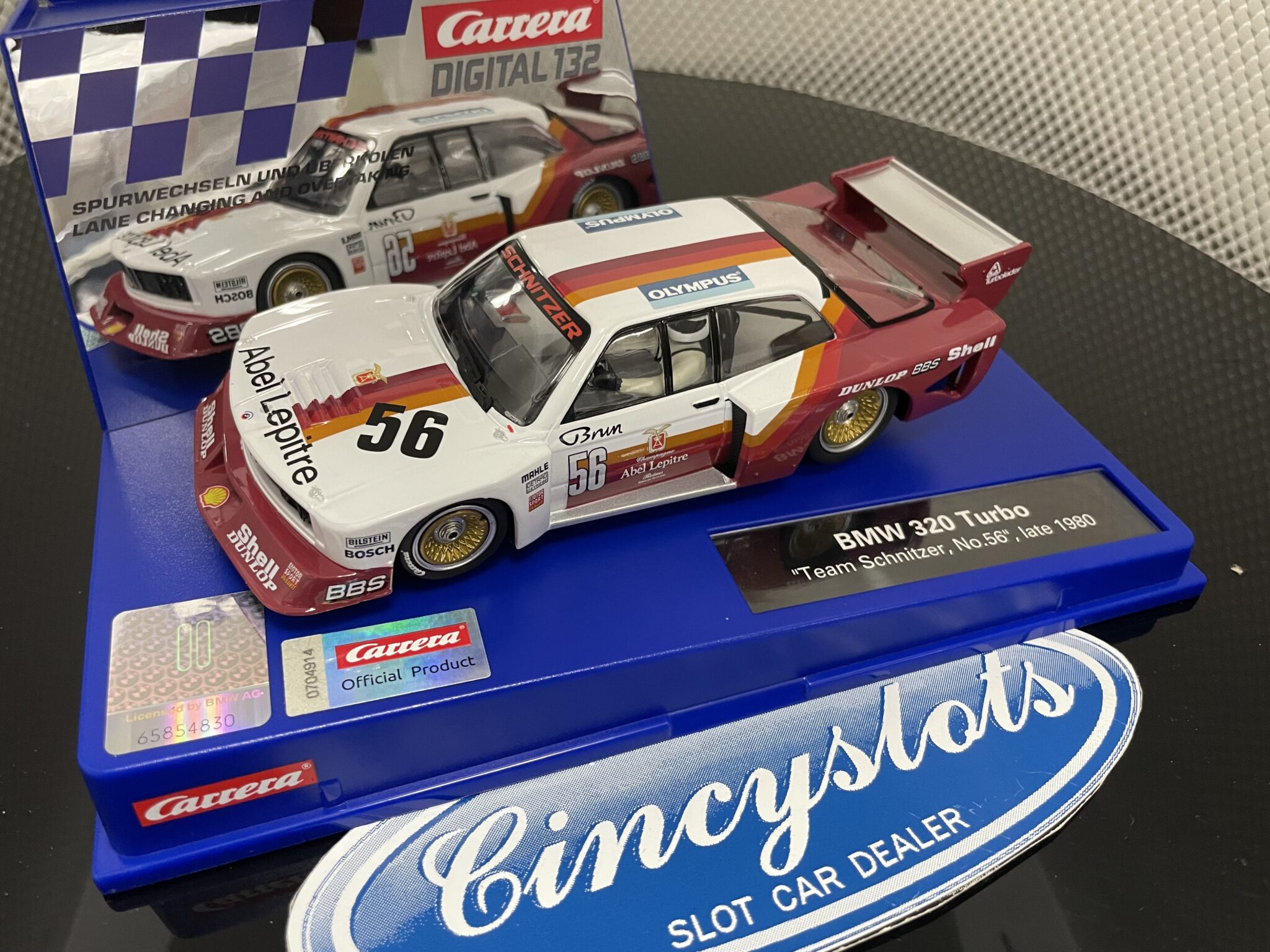 Carrera D132 31039 BMW 320 Turbo Flachbau 1/32 Slot Car.