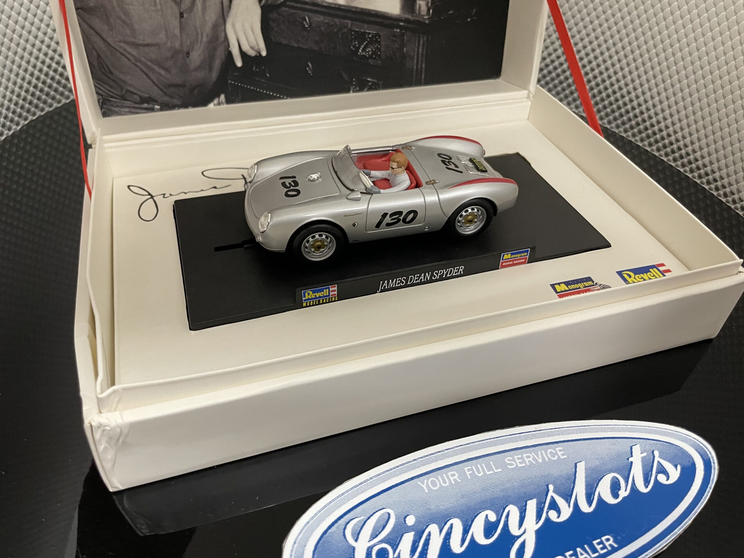 いま人気のアイテム 550 Porsche Dean James 4879 Monogram Spyder Car. Slot 1/32 L.E. ミニカー