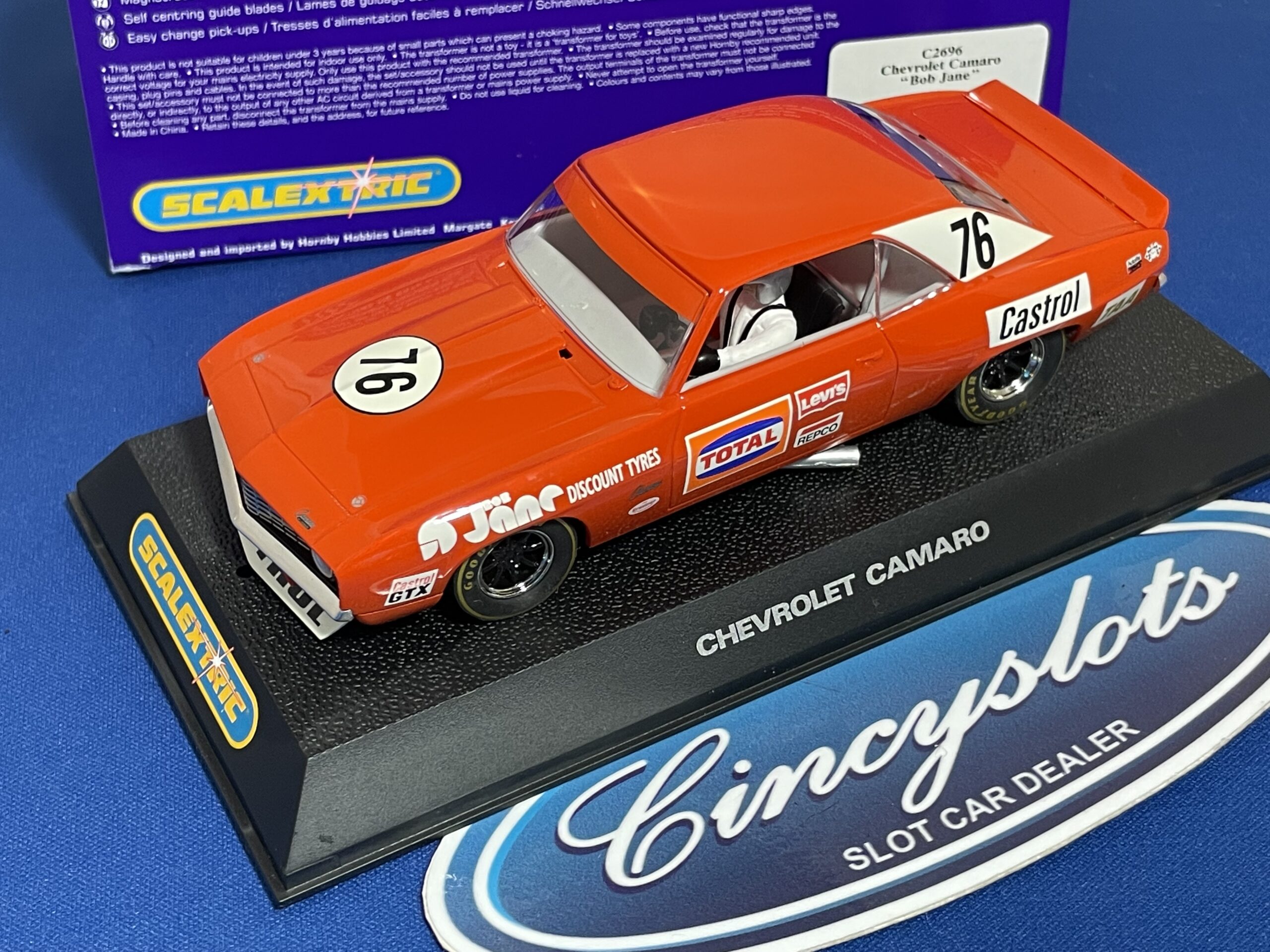 Scalextric C2696 Chevrolet Camaro Bob Jane.