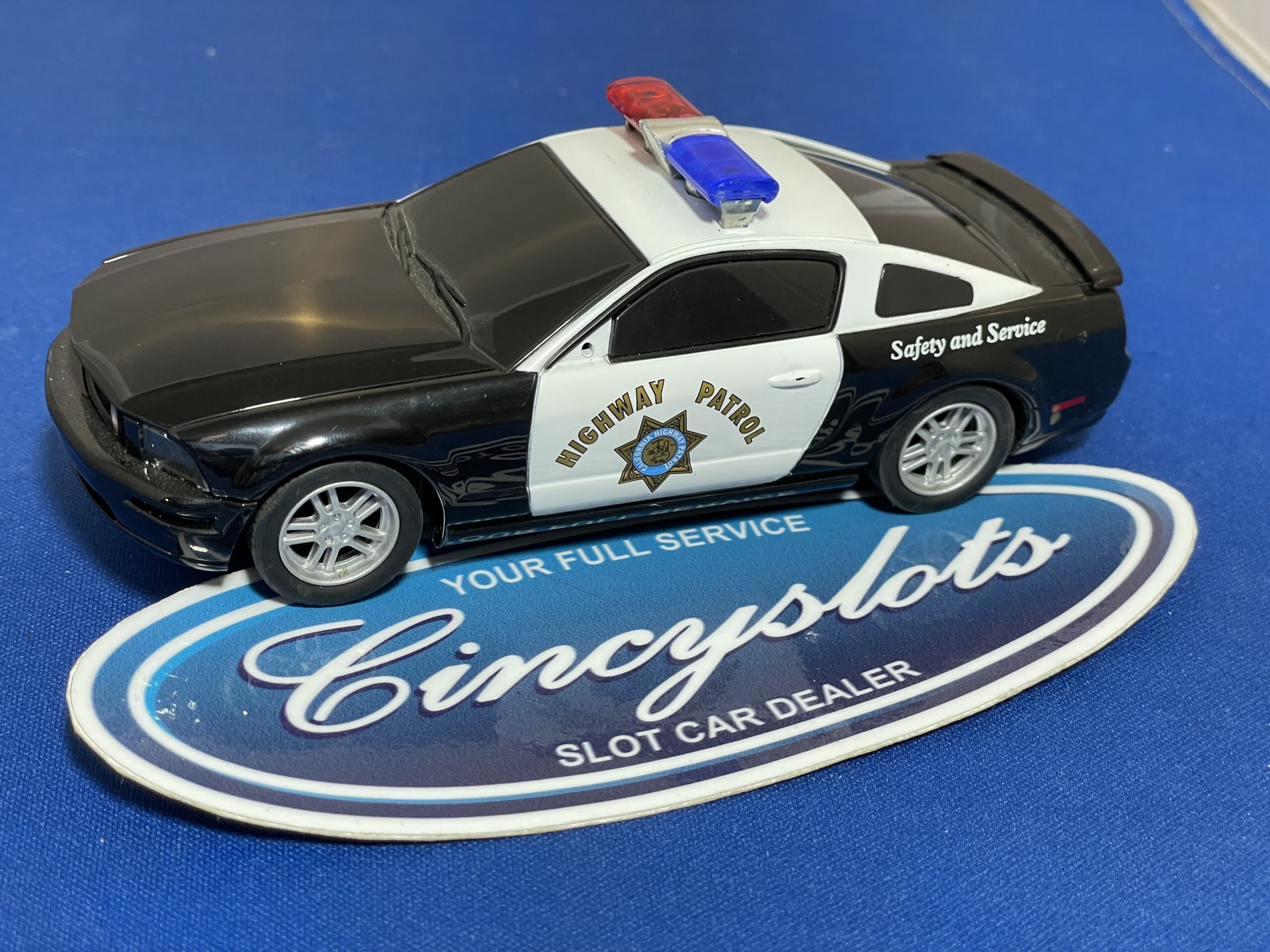 Carrera Ford Mustang Police, Lightly Used.