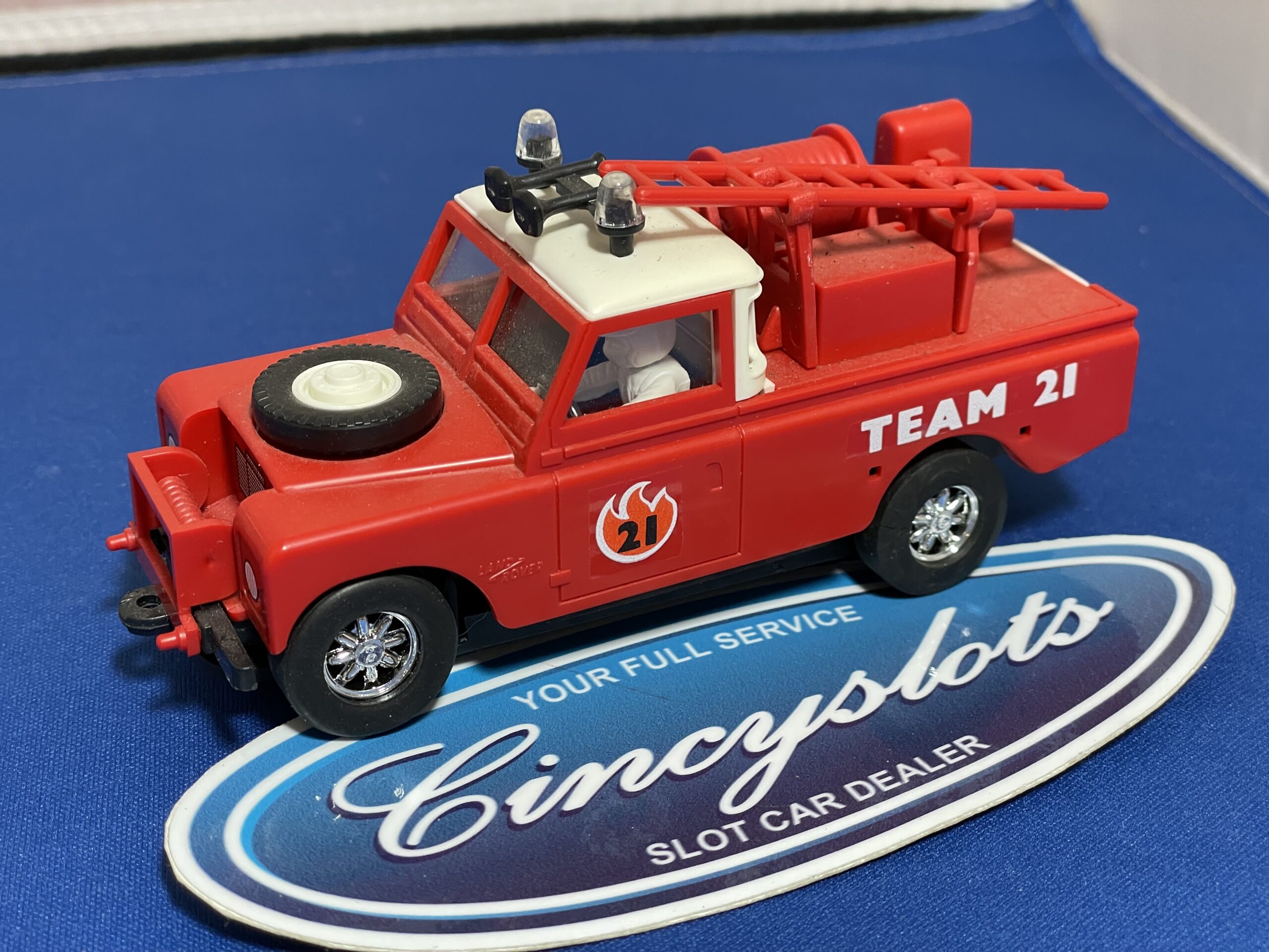 scalextric fire engine