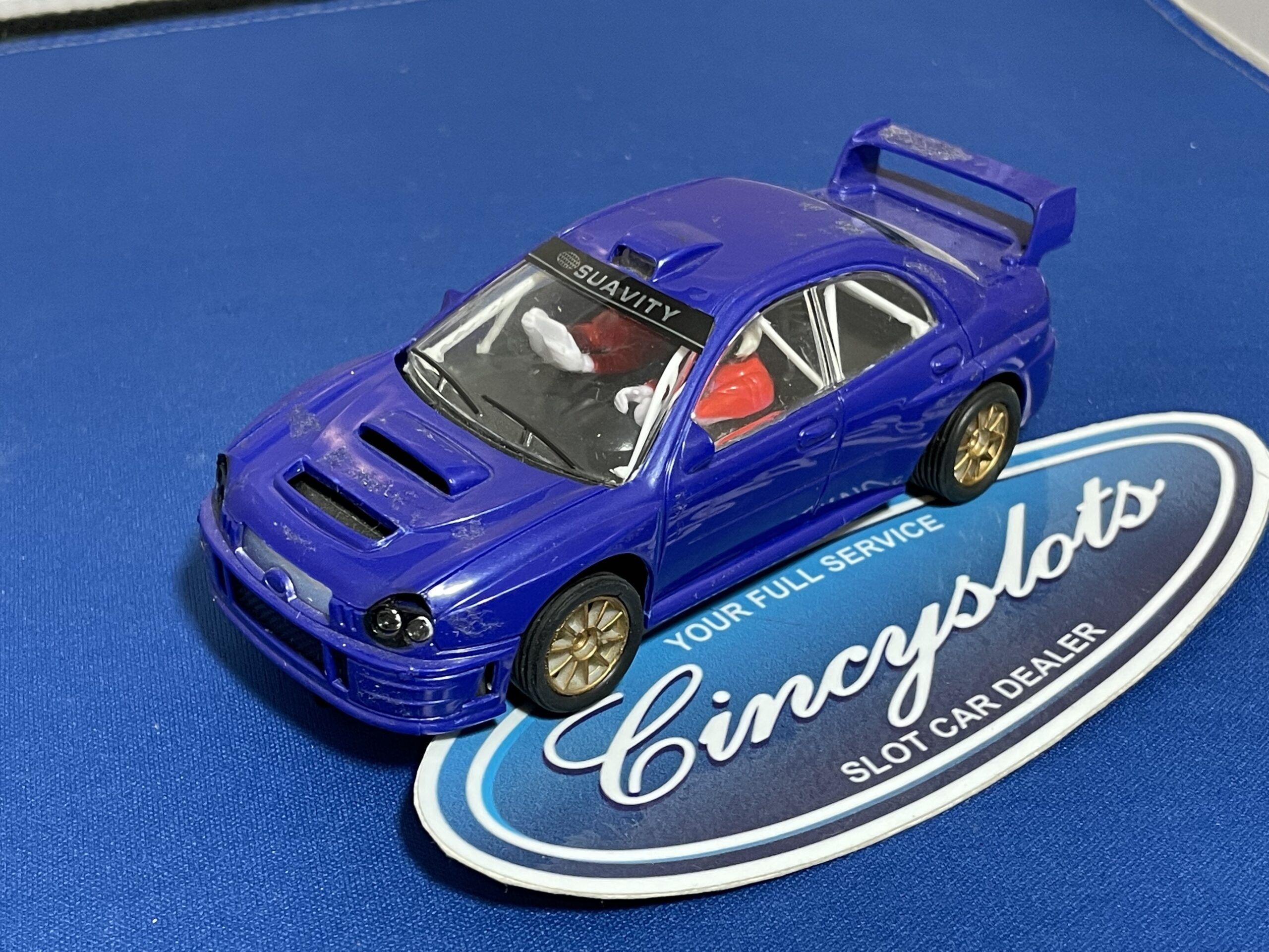 SCX Subaru Impreza Blue, Lightly Used.