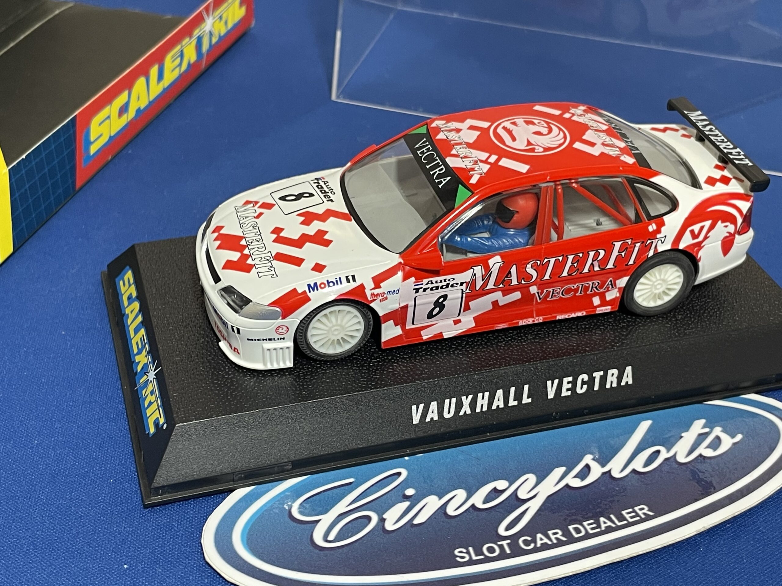 Scalextric C2084 Vauxhall Maserfit Vectra 1/32 Slot Car. Lightly Used.