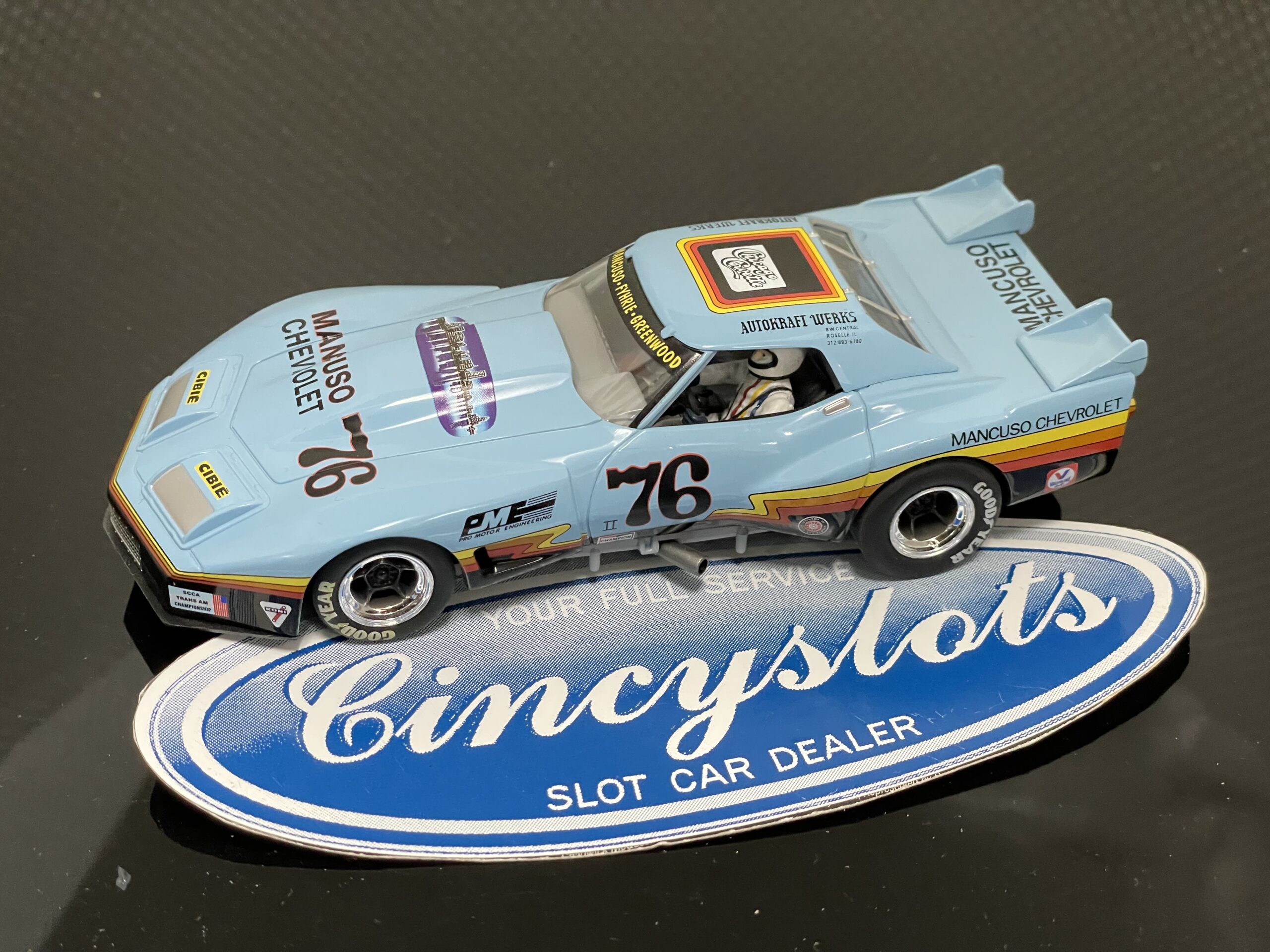 CORVETTE N°76 GREENWOOD MANCUSO RACING 1977 IMSA DAYTONA 1:43