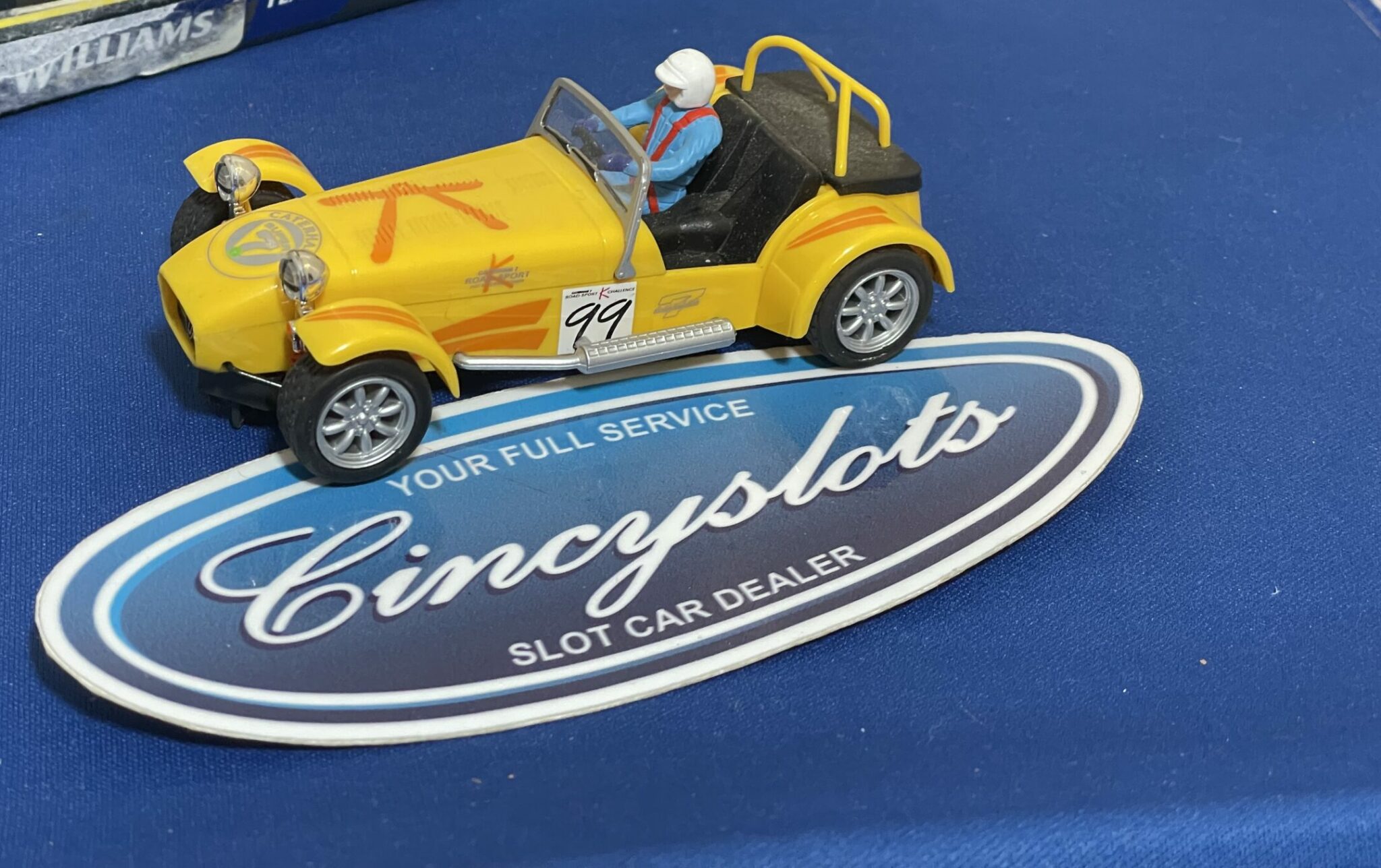 Scalextric C2211 Lotus Caterham Lightly Used, 1/32 Slot Car