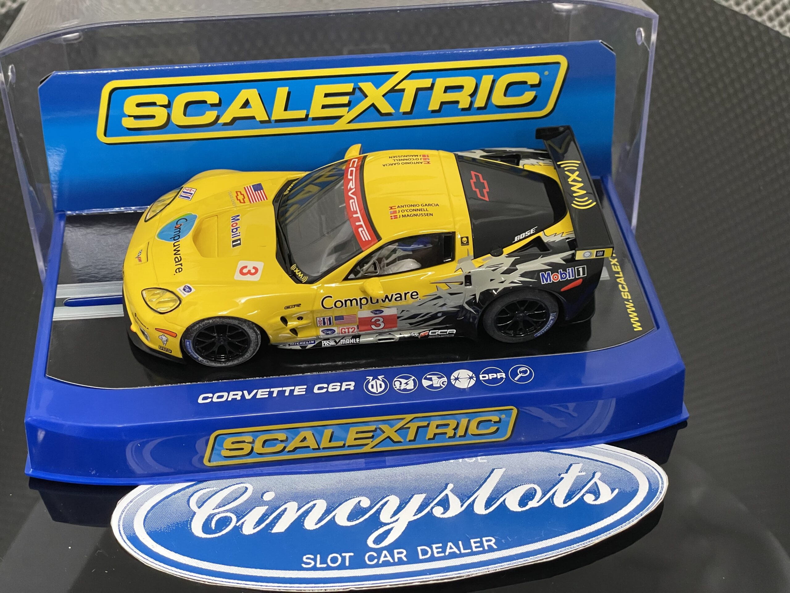 PowerHobby Aluminum Storage Case For Scalextric & Carrera 1/32 Slot Cars - Holds 20 Cars