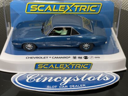 Scalextric C4074 Dusk Blue Chevrolet Camaro.