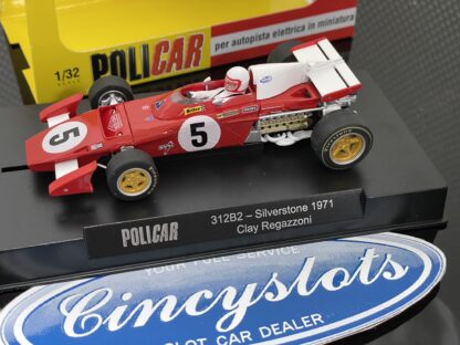 Policar CAR05b Ferrari 312 B2 #5 Silverstone 1971 Clay Regazzoni.