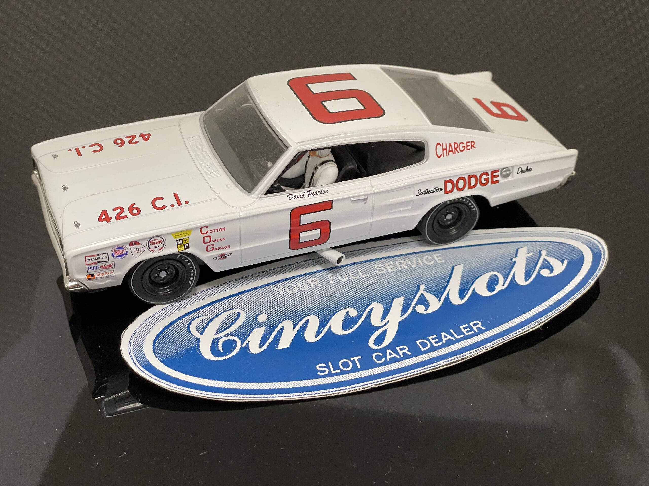 Monogram Revell 85-4842 David Pearson Dodge Charger Nascar 1/32 Slot ...