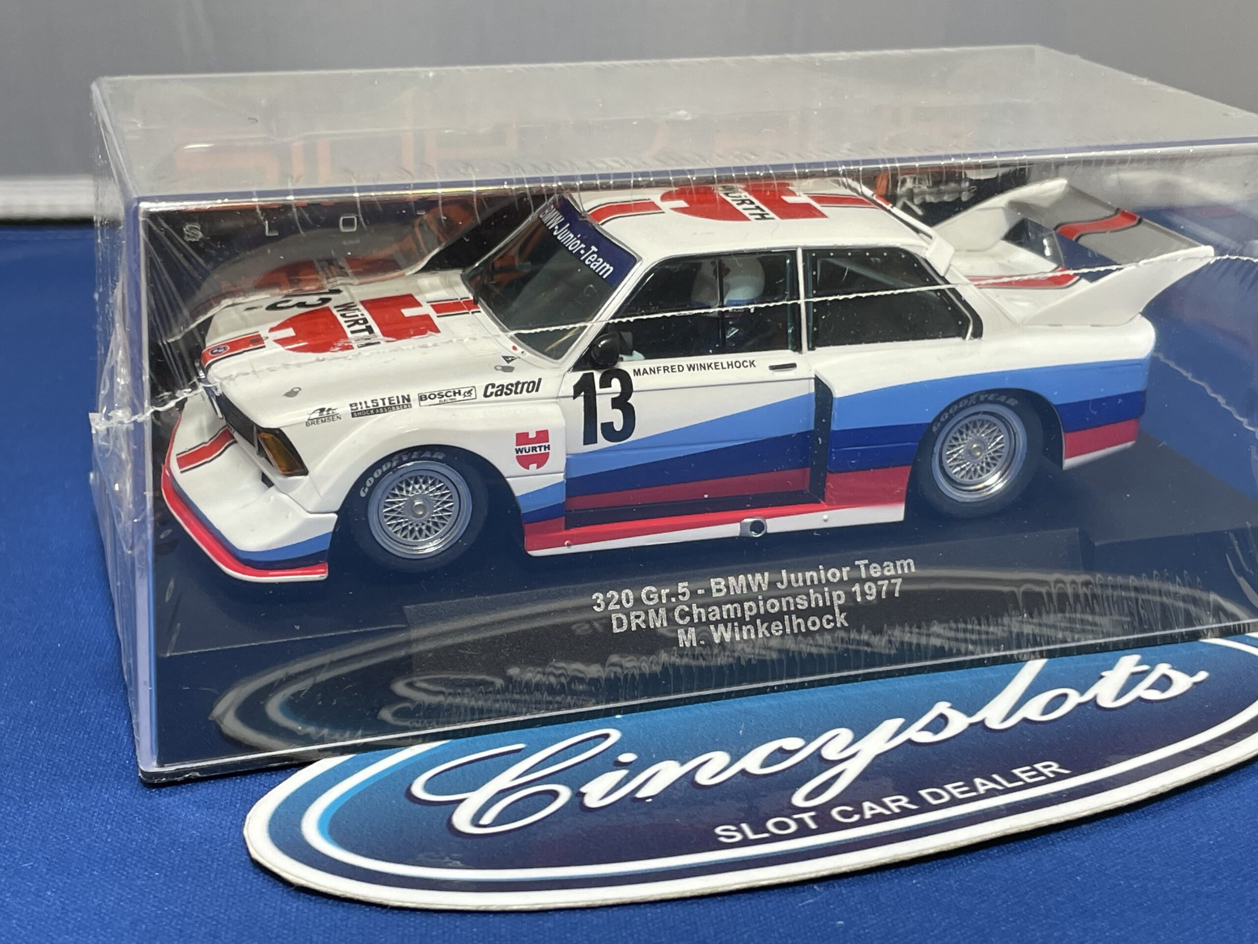 Voiture Slot Racing Revell Monogram BMW 320 - Très Bon état (Scalextric/Carrera)