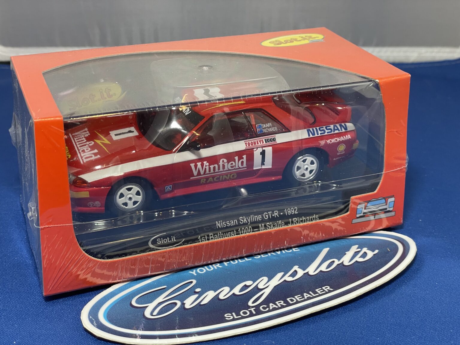 Slot.it CA47d Nissan Skyline Winfield 1/32 Slot Car.