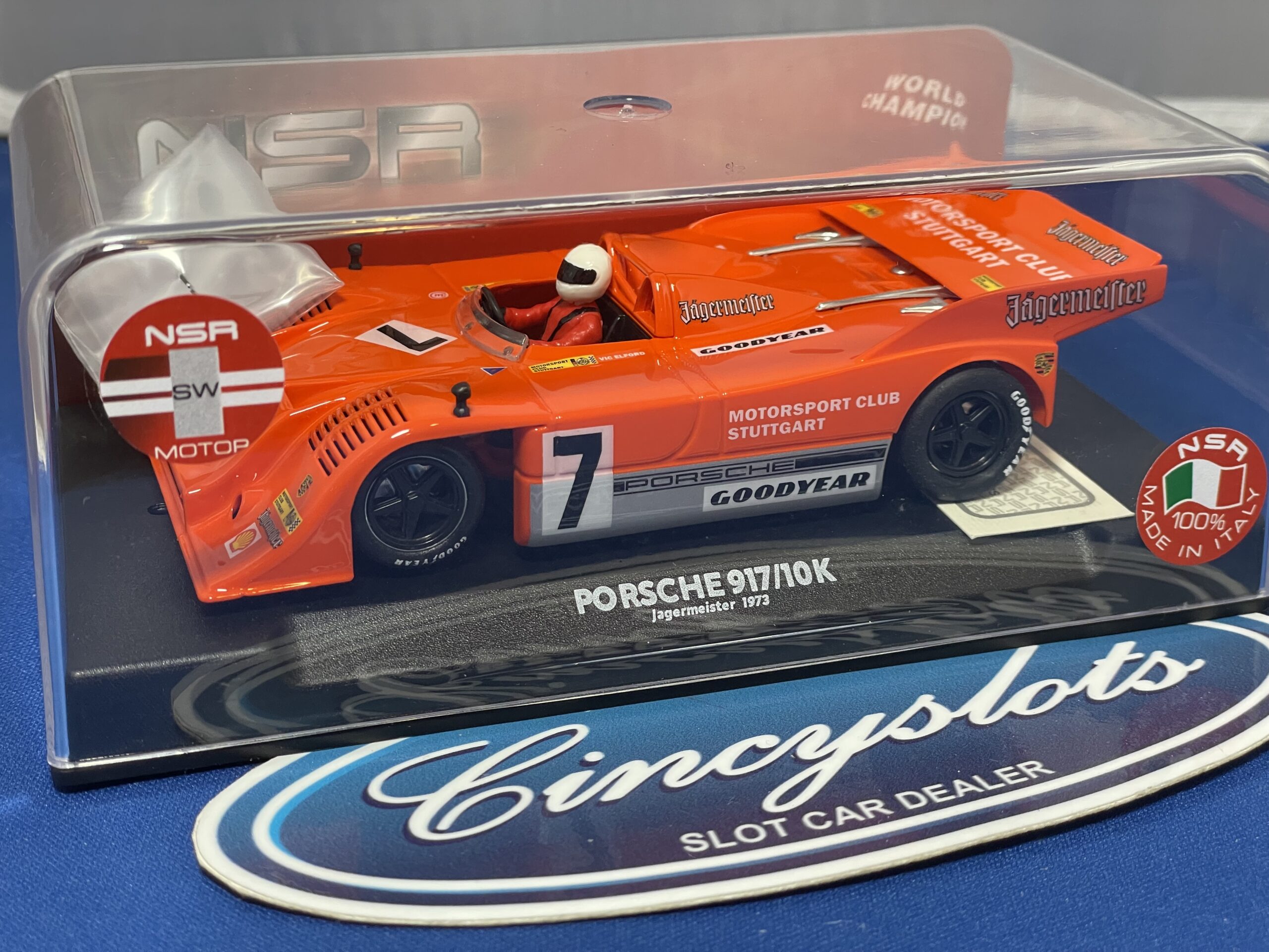 NSR 0273 SW Porsche 917/10k Jagermeister 1/32 Slot Car.
