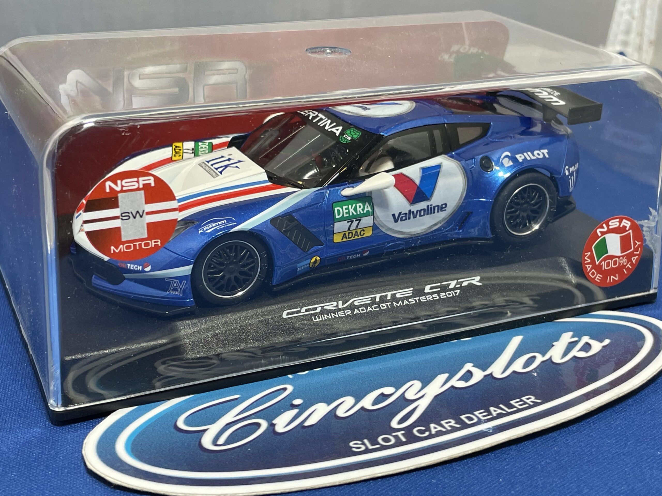 NSR 0113 Corvette C7R Roller 1/32 Slot Car.