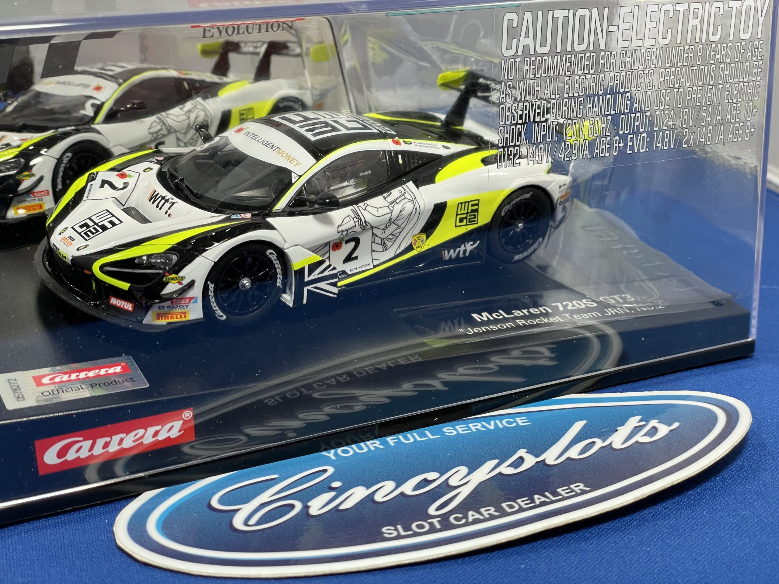 Carrera Evolution 27656 McLaren 720S GT3 1/32 Slot Car.