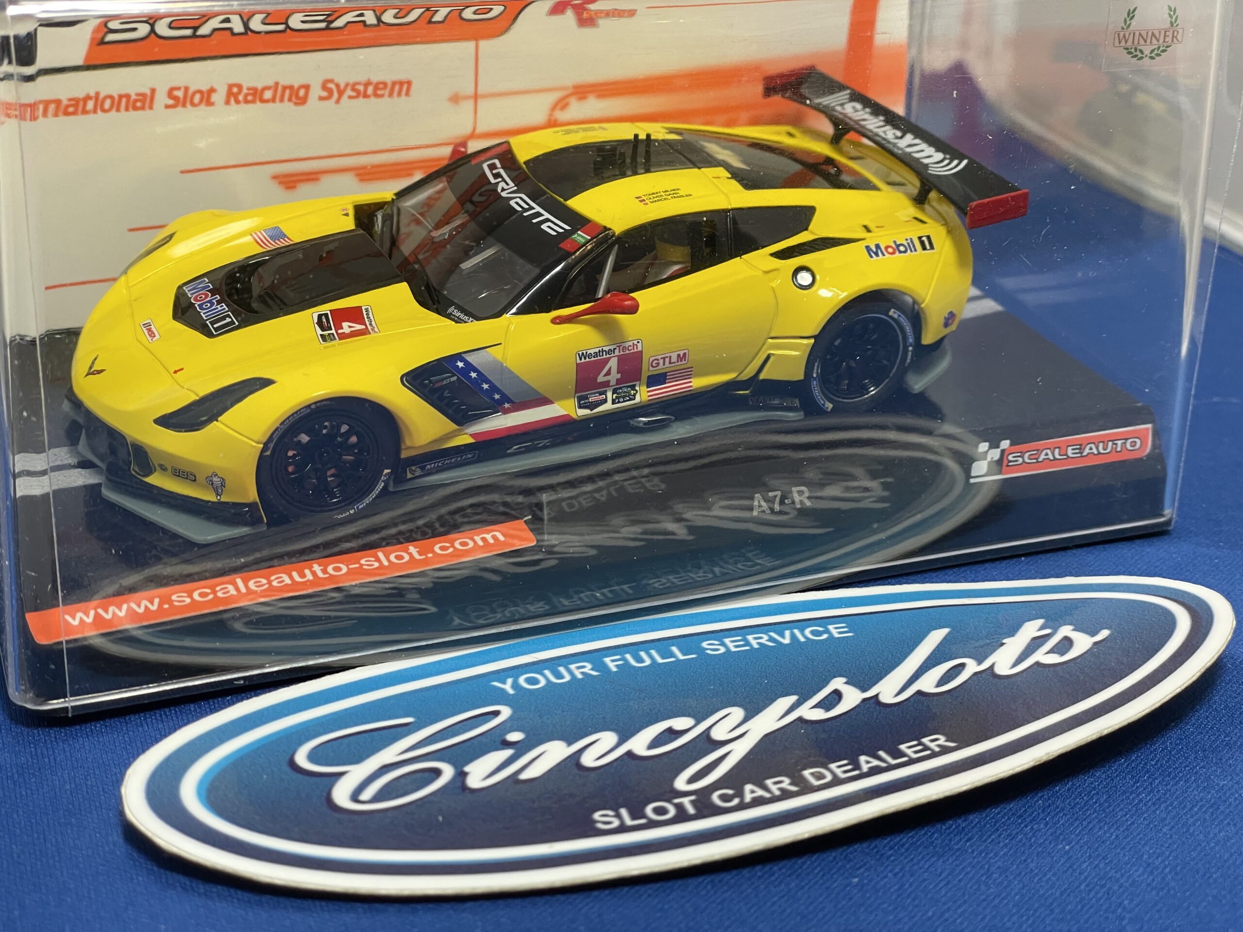 Scaleauto SC-6195R Corvette C7R Daytona Winner 1/32 Slot Car.