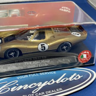 NSR 1172 Ford P68 Limited Edition Gold, 1/32 Slot Car.