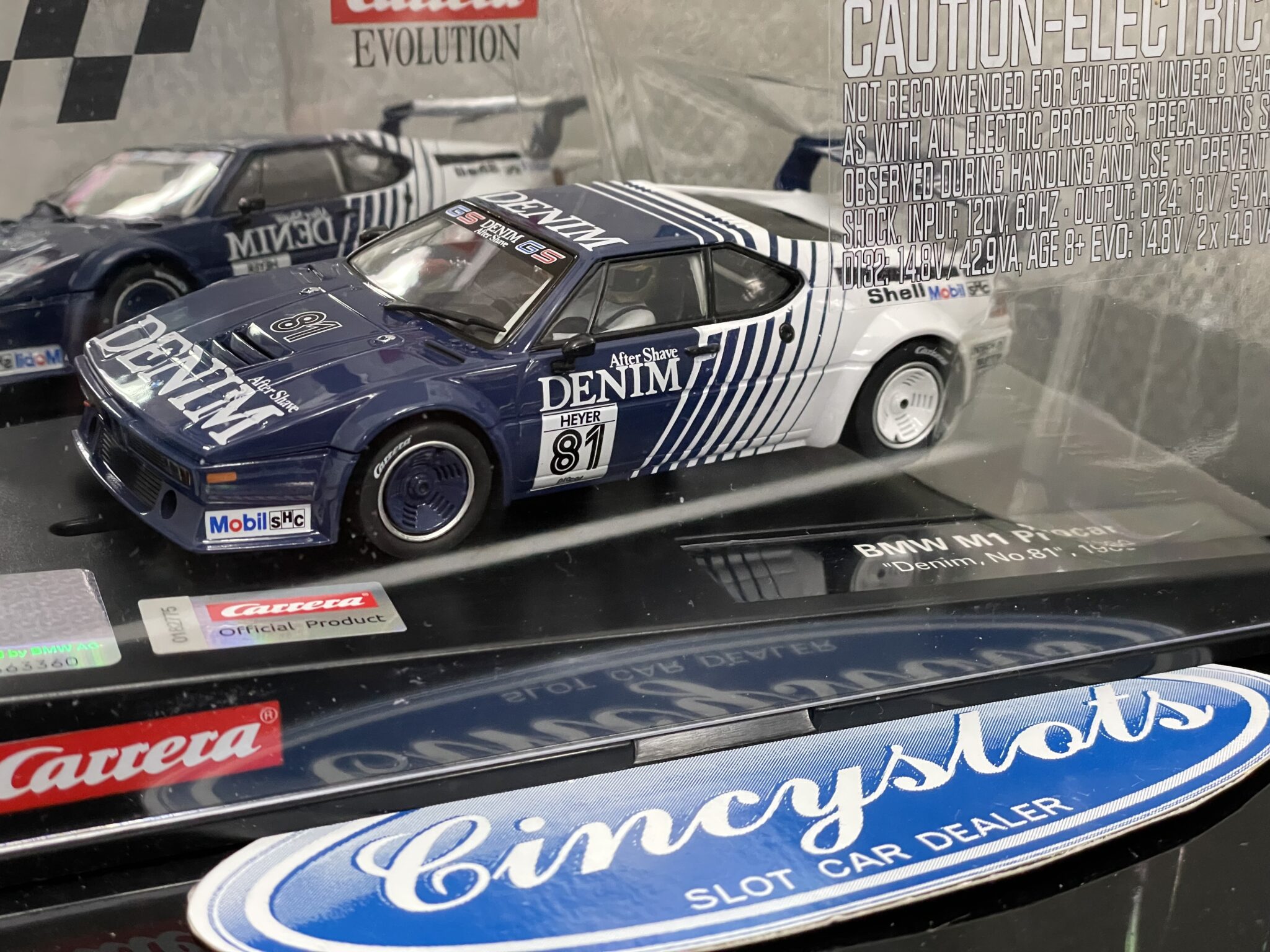 Carrera Evolution 27627 BMW M1 1/32 Slot Car.